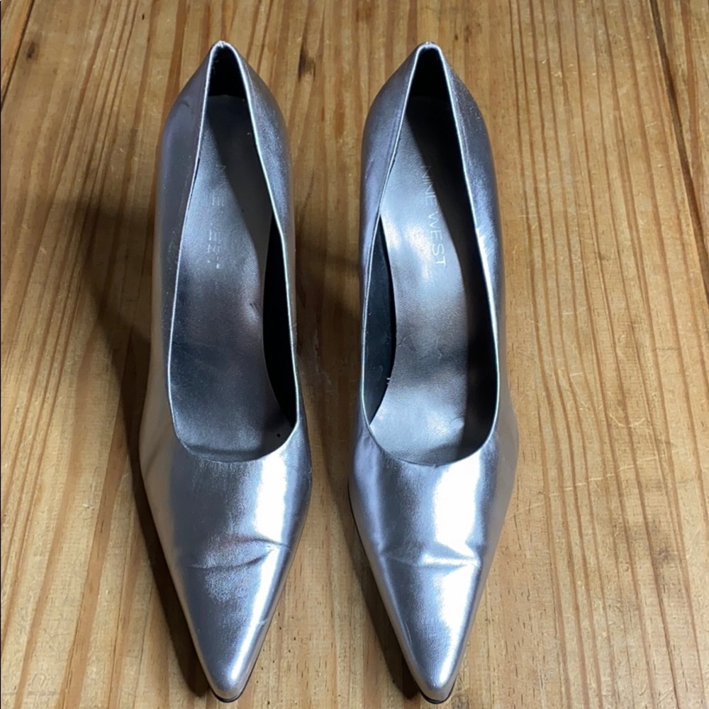 Nine West Metallic Pumps